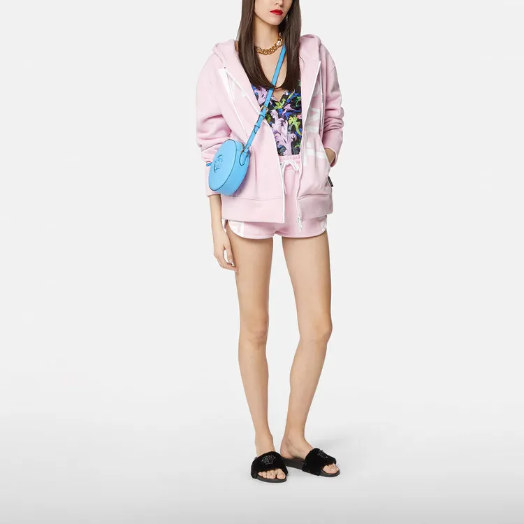 VERSACE Casual Shorts Women's Pink-3