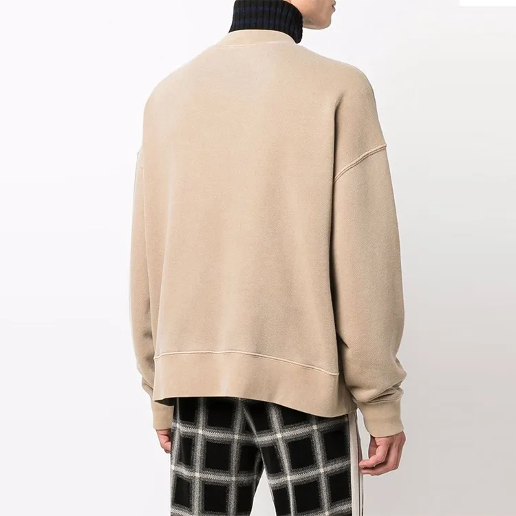 PALM ANGELS Curved Logo Crewneck-4