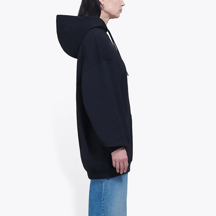 Balenciaga Print Hoodie 'Black'-3