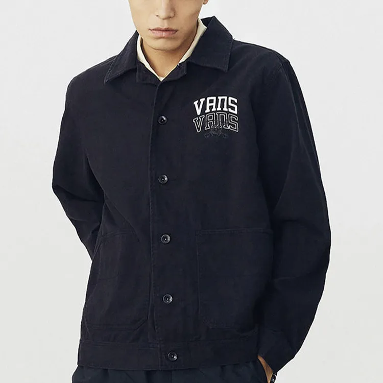 Vans Varsity Drill Chore Jacket Men's Black-5