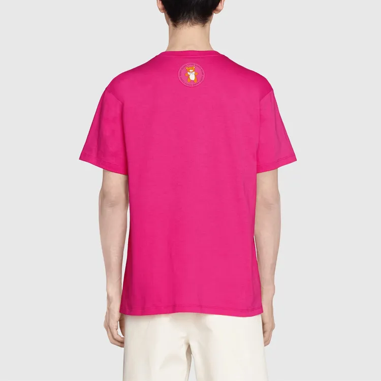 GUCCI T Shirts Men Fuchsia-4