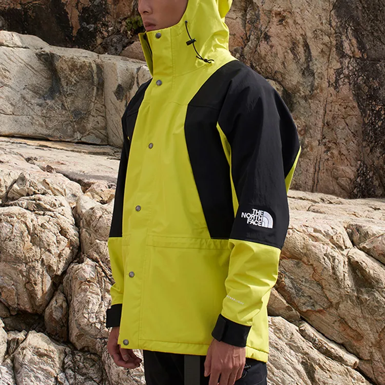 THE NORTH FACE 1994 Collection Waterproof And Breathable Windbreaker Jacket Unisex Yellow Green-4