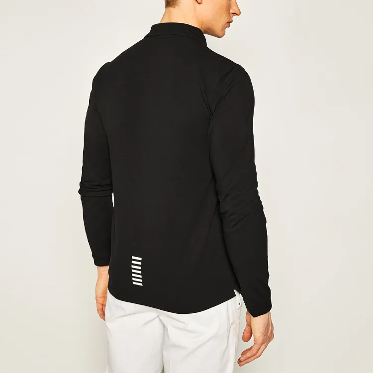 EMPORIO ARMANI EA7 Polo Shirt Men's Black-5