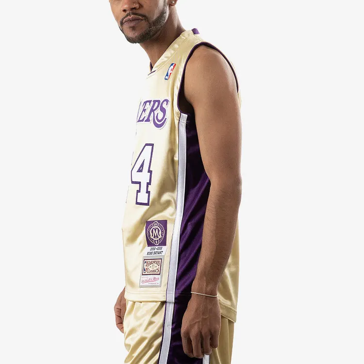 Mitchell & Ness Basketball Jersey Men's Gold-5