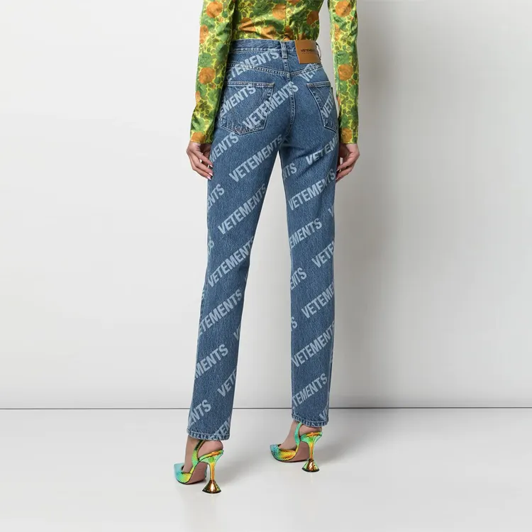 Vetements Jeans Women's Blue-3