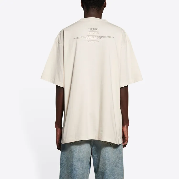 Balenciaga Couture Print Oversized T shirt-2