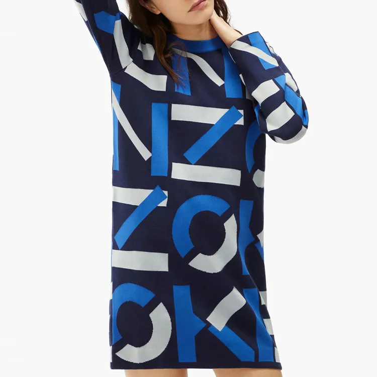 KENZO Sport Monogram Jacquard Dress-4