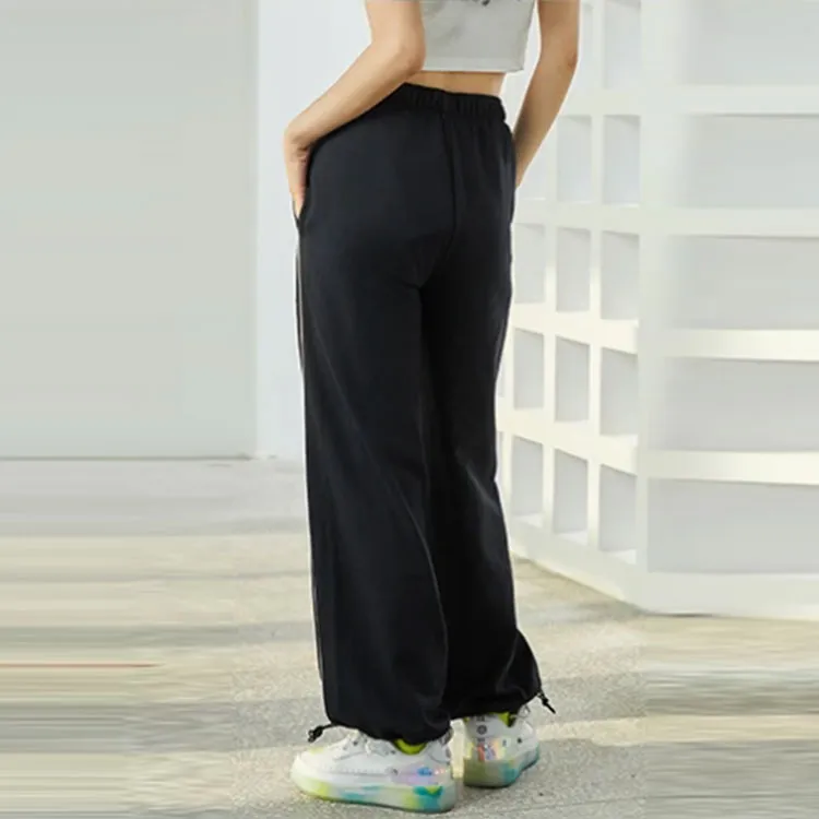 LINING Sports Fashion Collection Knitted Sweatpants Women's Black-4