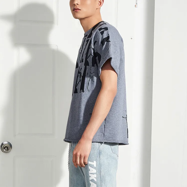 LiNing Sports Basketball Collection T Shirt Men's Heather Gray-4