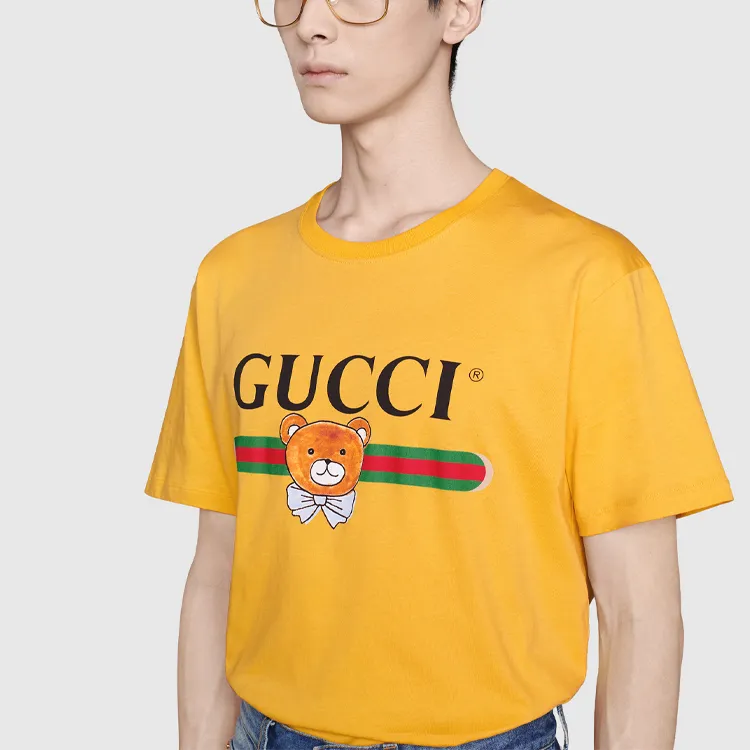 GUCCI x Kai T-Shirt Men's Yellow-4