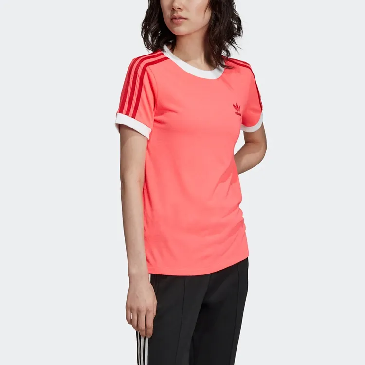Adidas Originals T Shirts Women's Red-5
