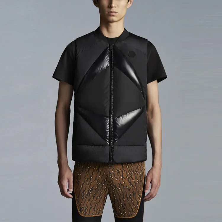 Moncler Vests Men Black-2