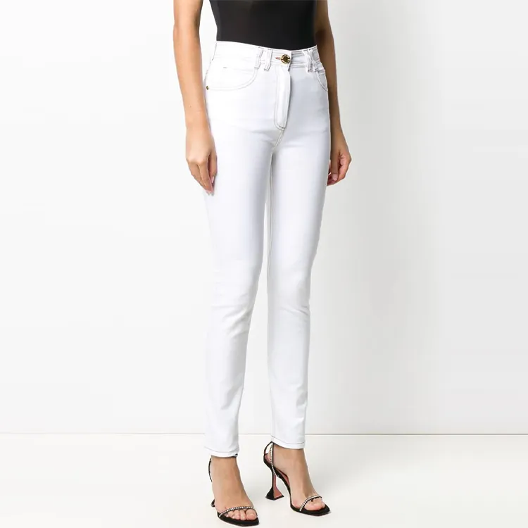 BALMAIN Jeans Women's White-2