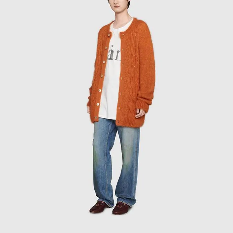 GUCCI Gg Cable knit Cardigan-1