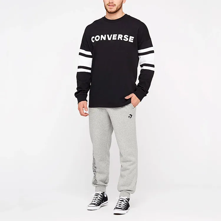 Converse T-Shirts Men Black-2