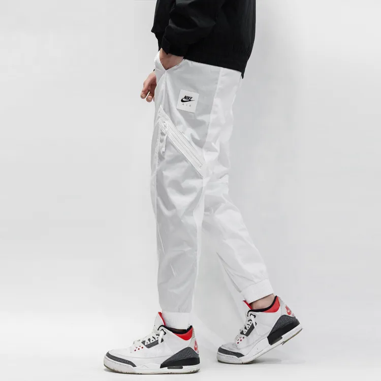 Nike Knitted Sweatpants Men White-5