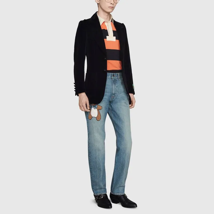 GUCCI Jeans Men Blue-1