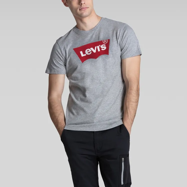 Levis T Shirts Men Gray-2