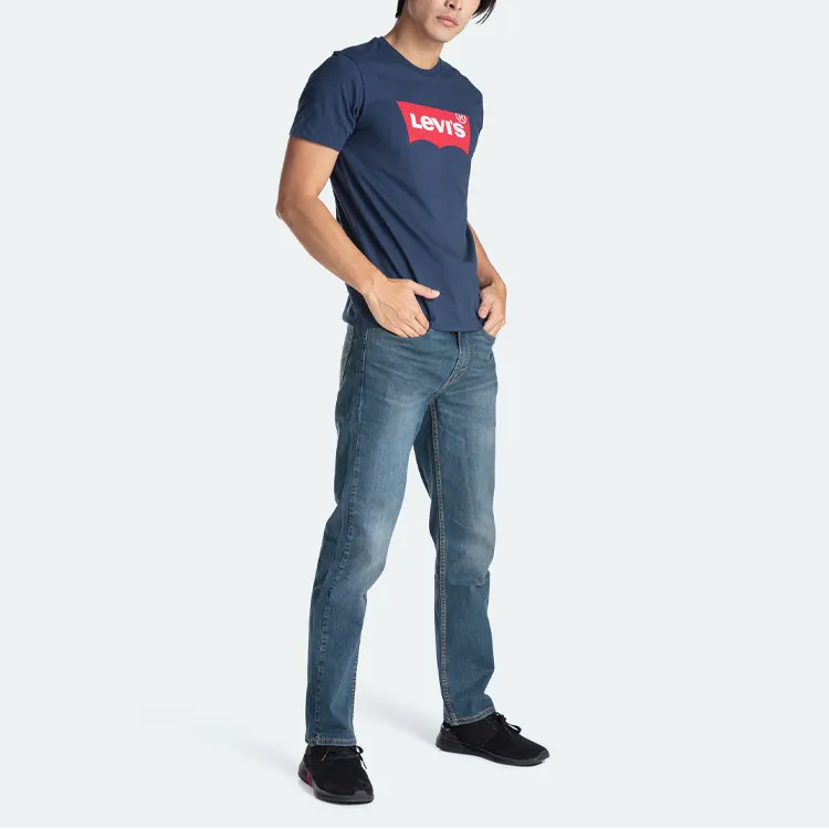 Levis T Shirts Men Navy Blue-3