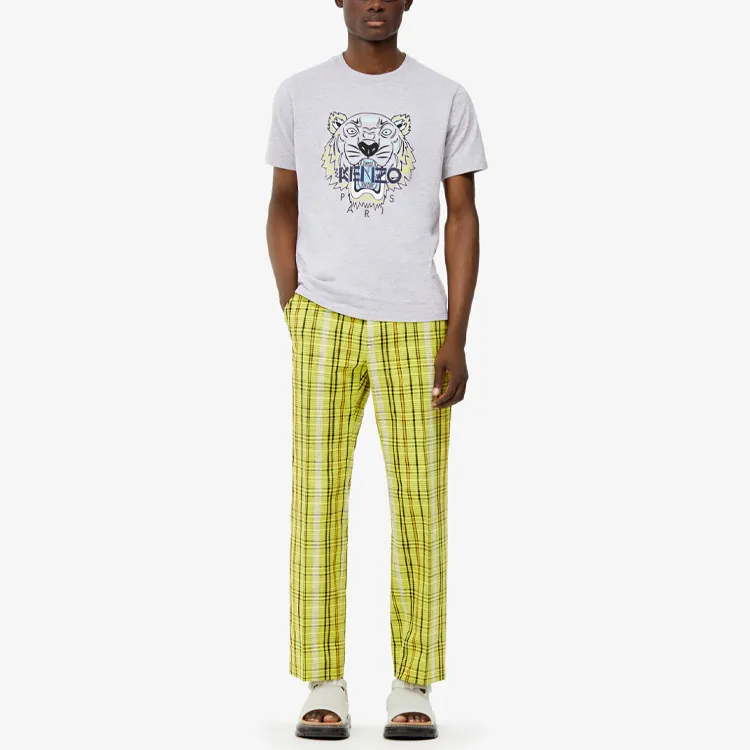 KENZO T Shirts Men Light Gray-1