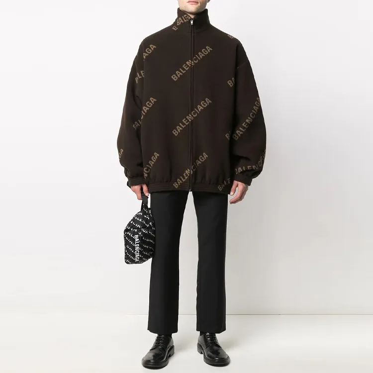 Balenciaga Jackets Men Brown-1