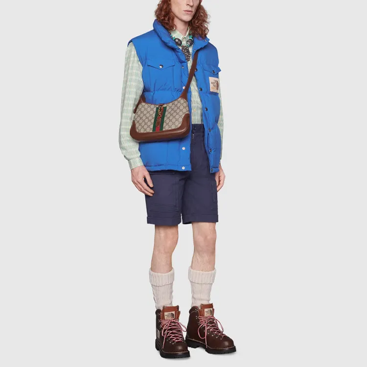 GUCCI x THE NORTH FACE Gucci X The North Face SS21 Casual Shorts Men's Blue-1