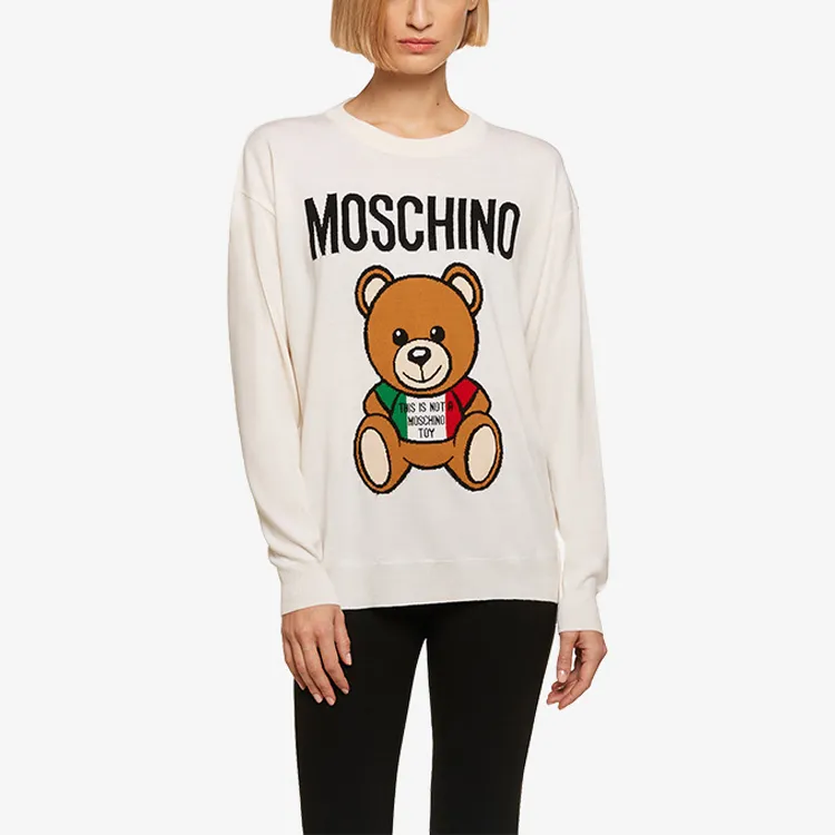 MOSCHINO Teddy Bear Long-sleeve Jumper-1