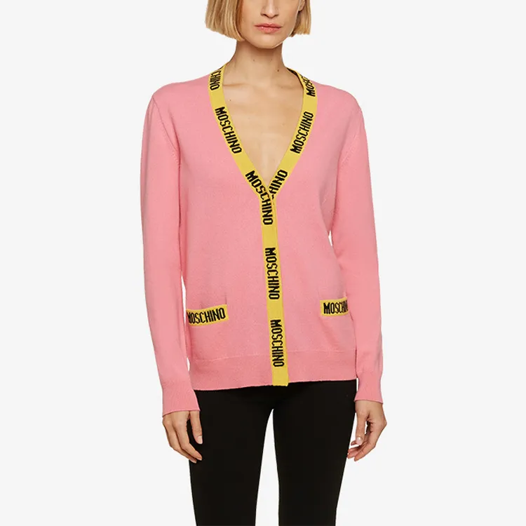 MOSCHINO Cashmere Sweaters Women's Pink-2