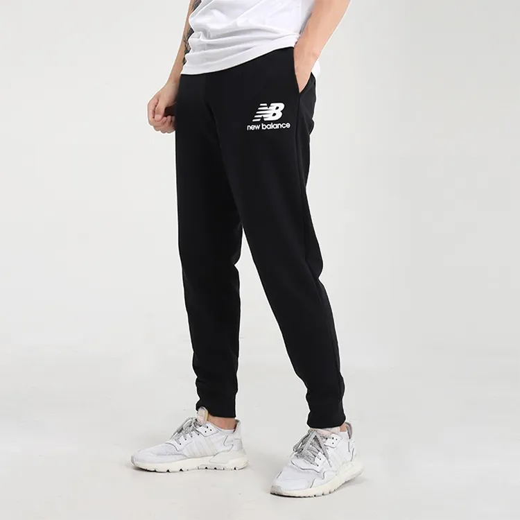 New Balance Knitted Sweatpants Men's Black-4