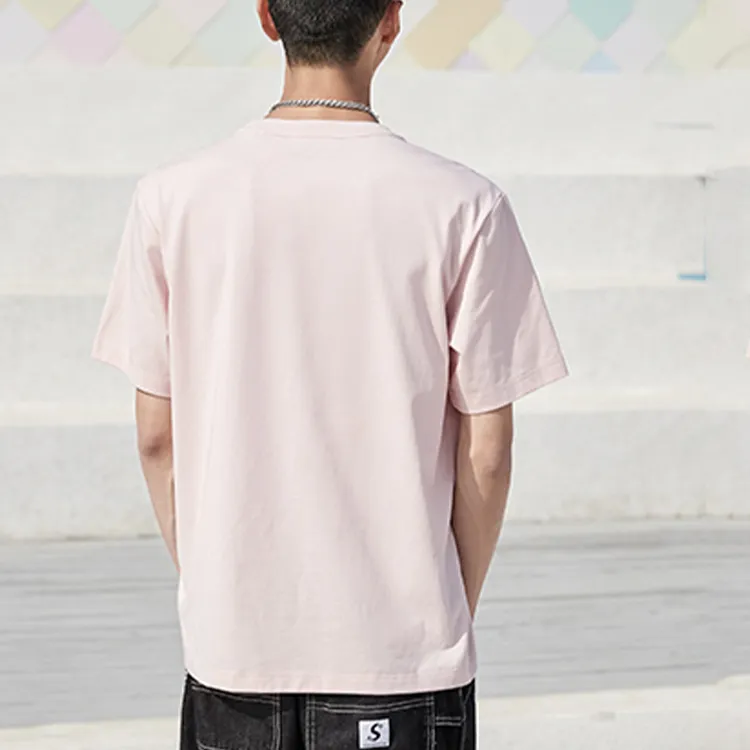 LINING Sports Fashion Collection T Shirts Men Light Pastel Pink-3