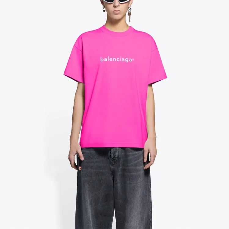 Balenciaga Copyright T Shirt 'Pink'-3