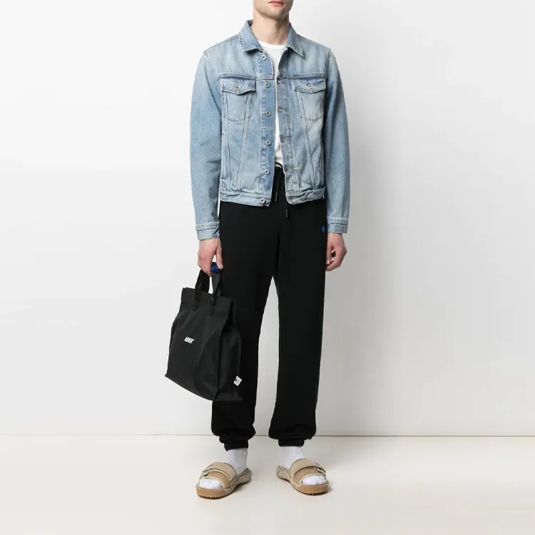 OFF WHITE SS21 Denim Jackets Men Blue-2
