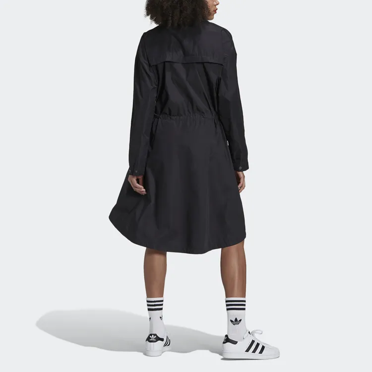 Adidas Originals Trench Coats Women's Black-2