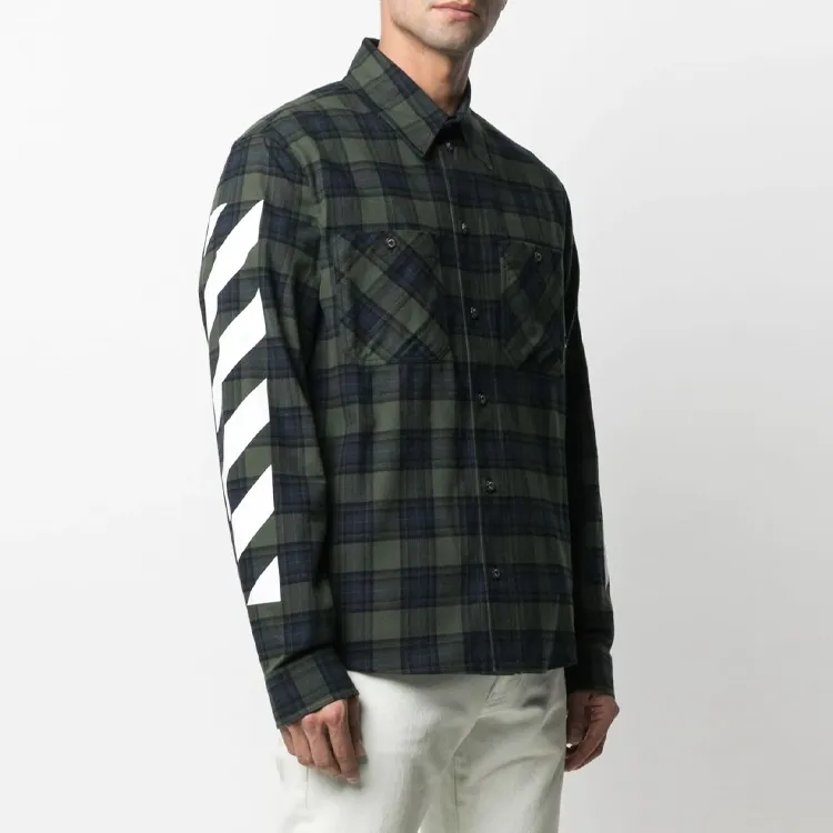 OFF WHITE Tartan Diagonal Shirt-2