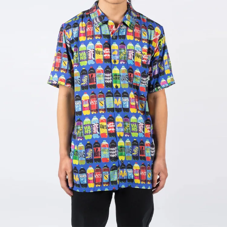 Vans x Fergus Purcell Shirt Men's Blue-2
