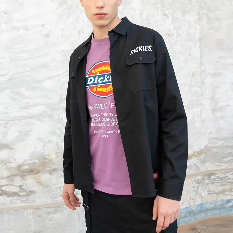 Dickies Shirts Men Black-3