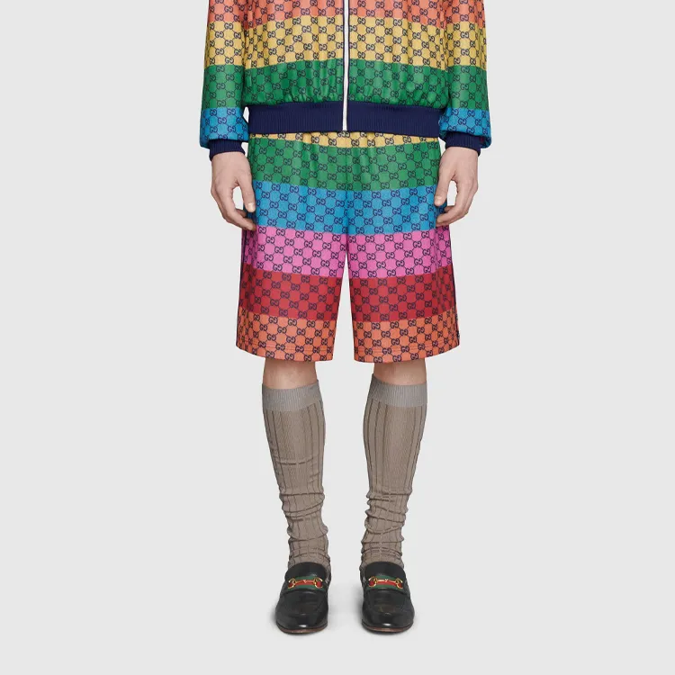 GUCCI Multicolor SS21 Casual Shorts Men's Multicolor-1