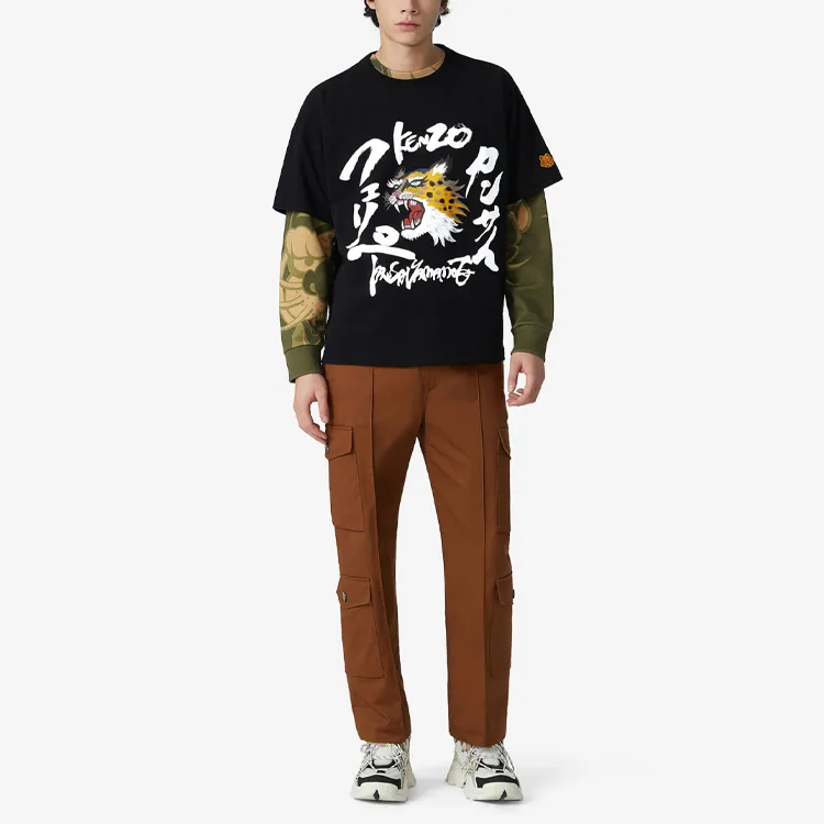 KENZO T Shirts Men Black-2