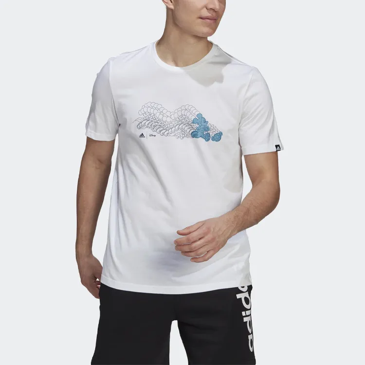 Disney X Adidas T Shirts Men White-3