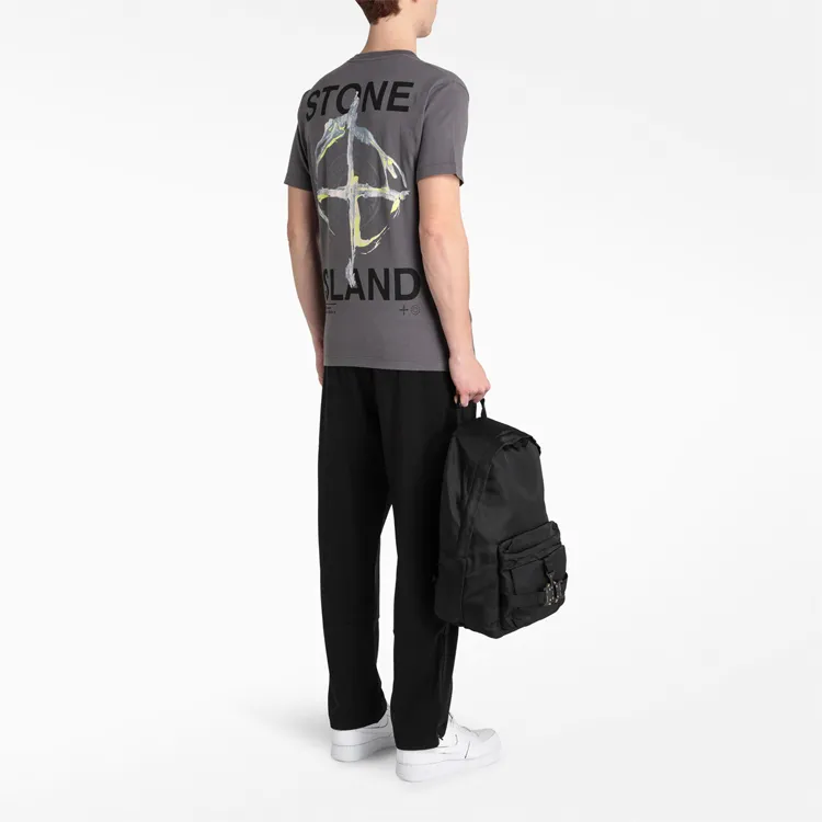STONE ISLAND SS21 T Shirt Men's Blue Gray-3