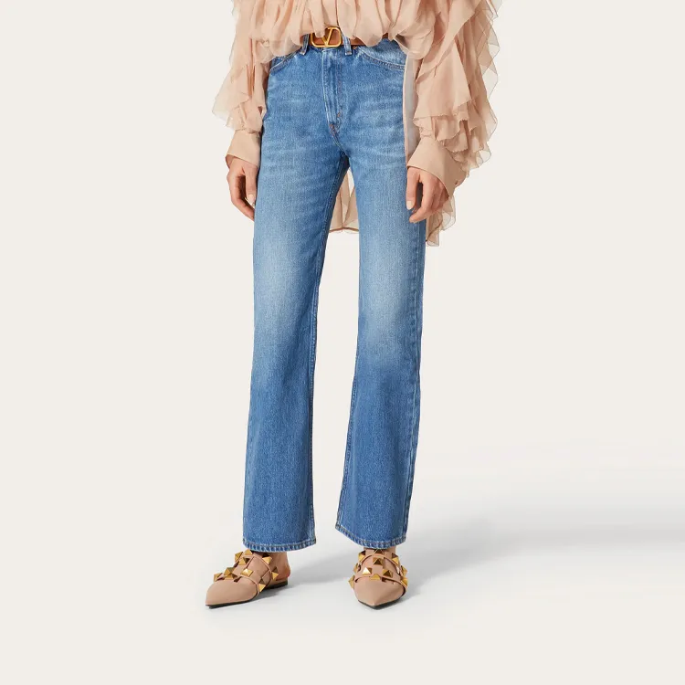 Valentino x Levi's Jeans Women's Blue-3