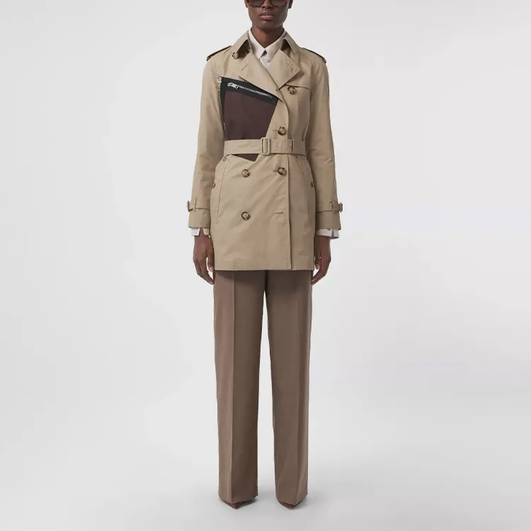 Burberry SS21 Trench Coat Women's Khaki-1