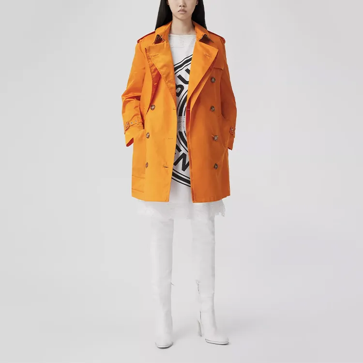 Burberry SS21 Trench Coat Women's Orange-1