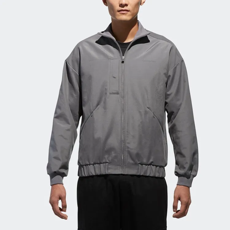 Adidas Neo Jackets Men Gray-2