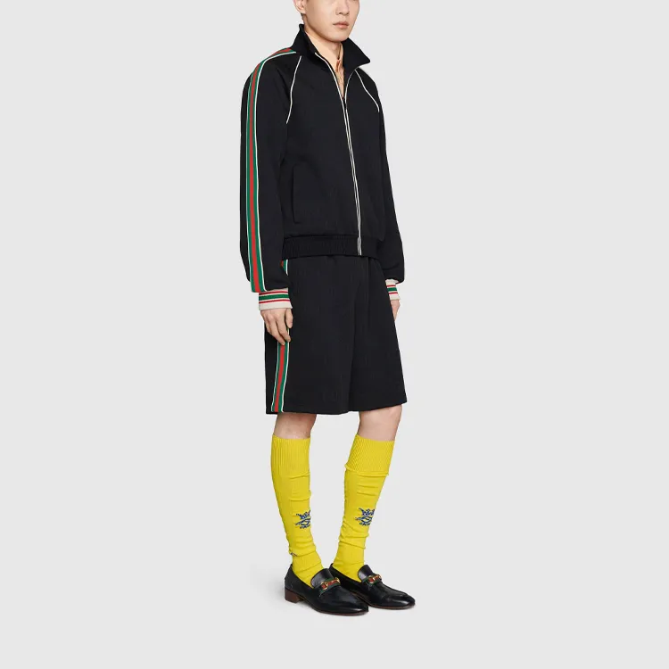 GUCCI Gg Jacquard Jersey Zip Jacket-5