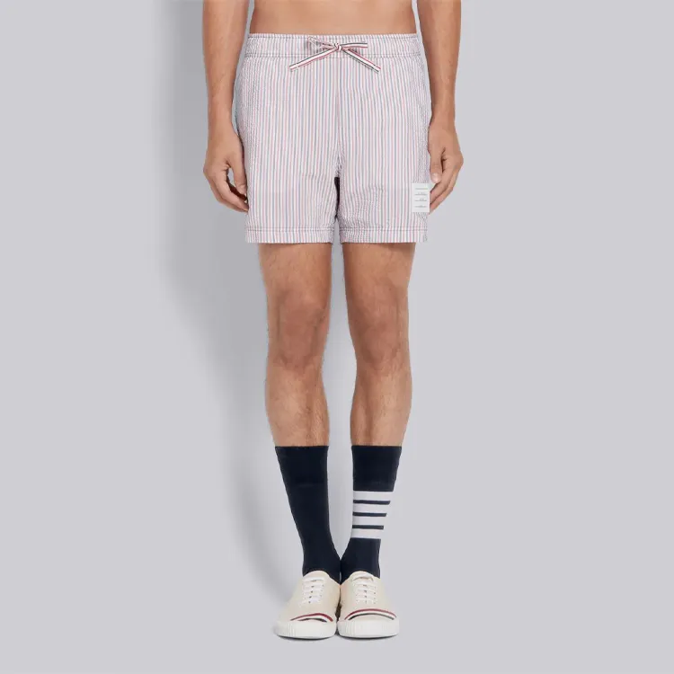 THOM BROWNE Beach Shorts Men Pink-2