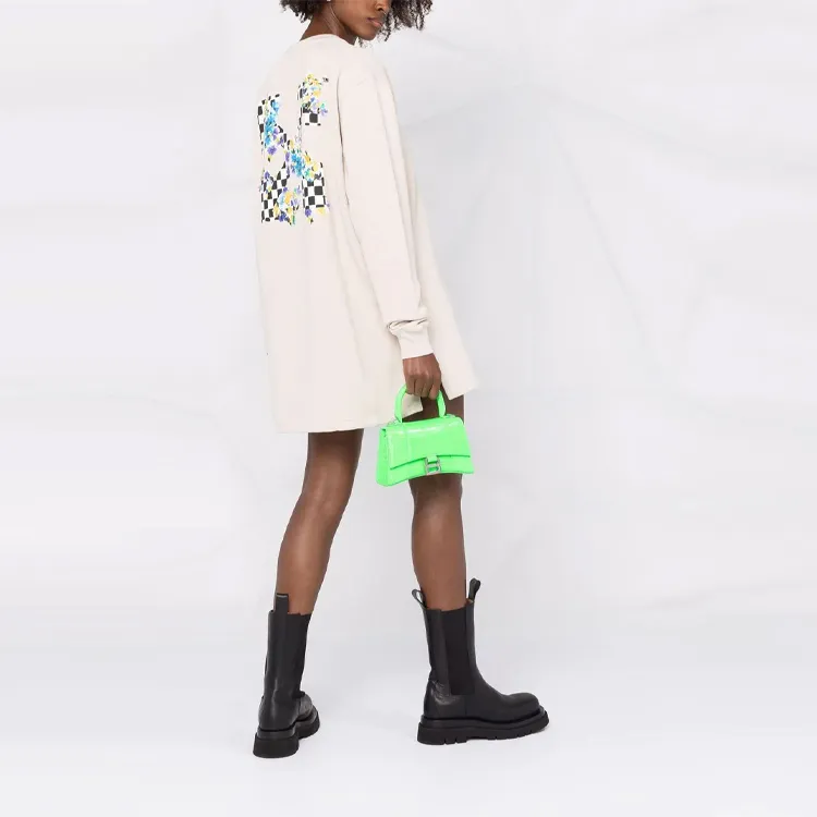 OFF WHITE FW21 Long Sleeved Dresses Women's Beige-2