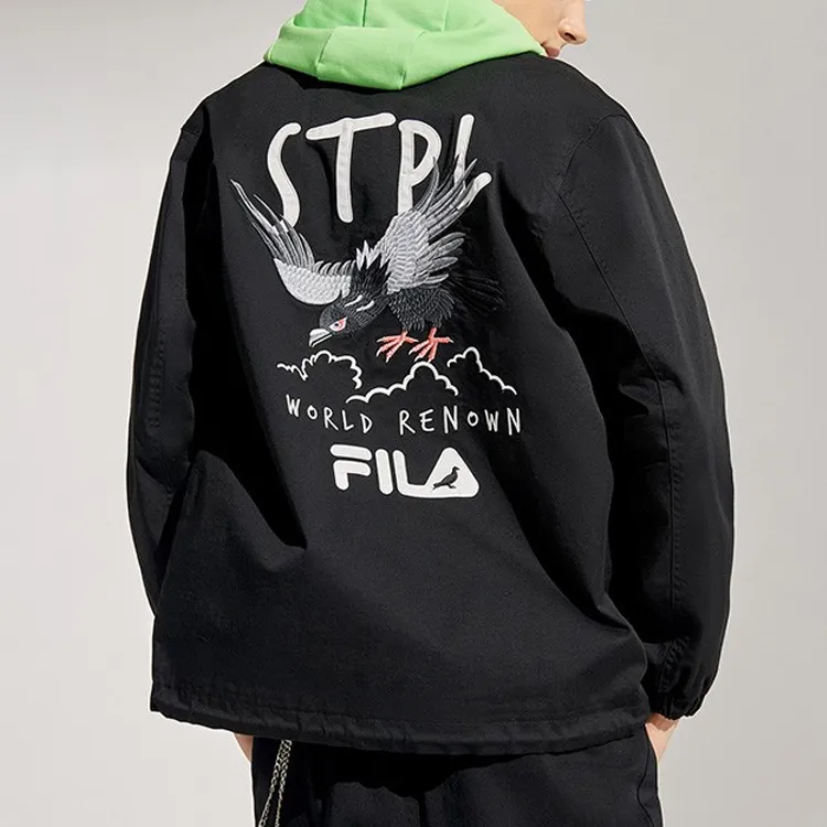 Staple X FILA FUSION Jackets Men Black-5