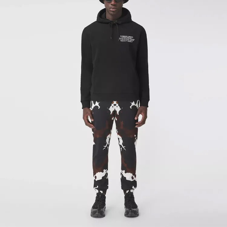 Burberry Location Print Drawstring Hoodie-3