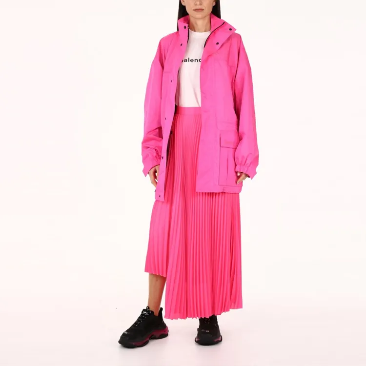 Balenciaga Ripstop High-Neck Jacket-2